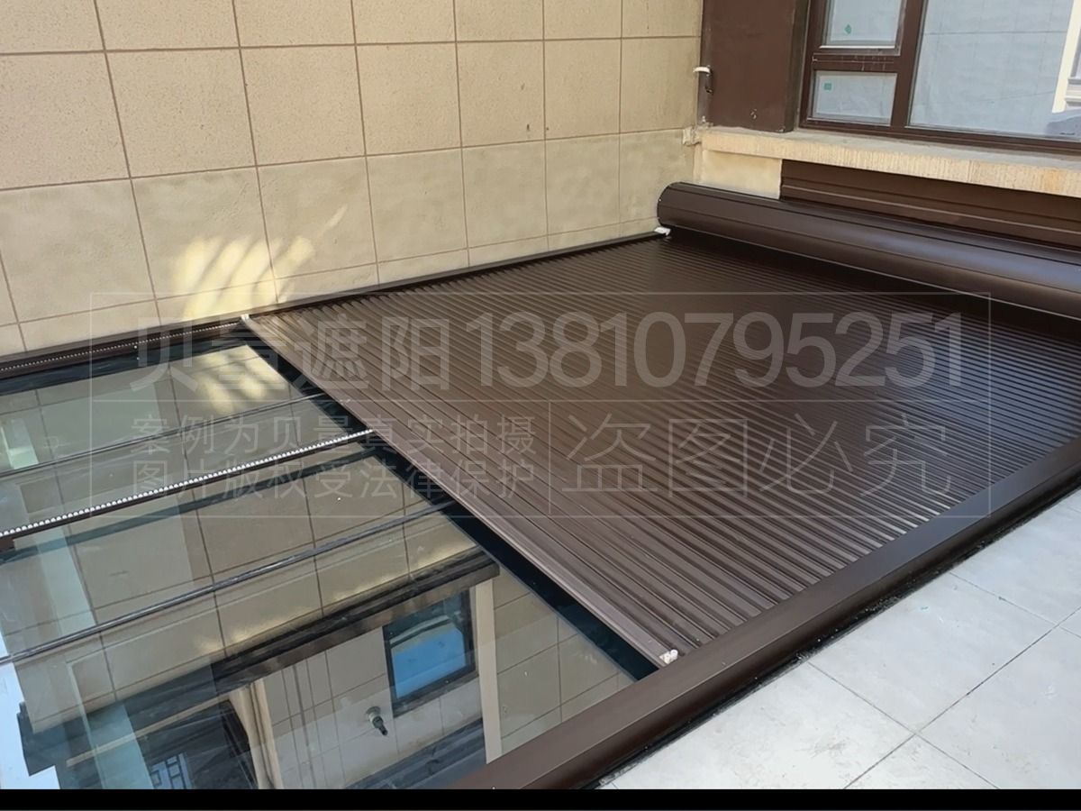 北京市顺义区诺德东二区铝合金天幕 · 铝合金遮阳棚